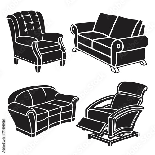 set of furniture