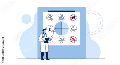 Healthcare Presentation of Preventive Measures and Safety Protocol for Everyone's well-being