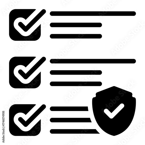 life insurance glyph icon