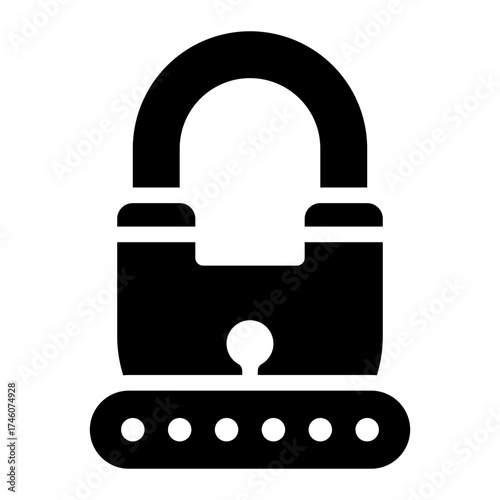 password glyph icon