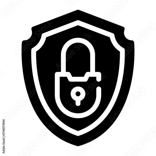 shield glyph icon