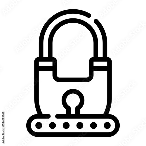 password line icon