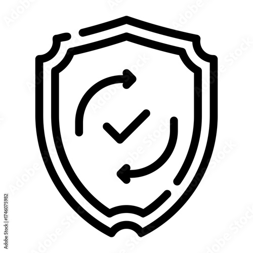 reliability line icon