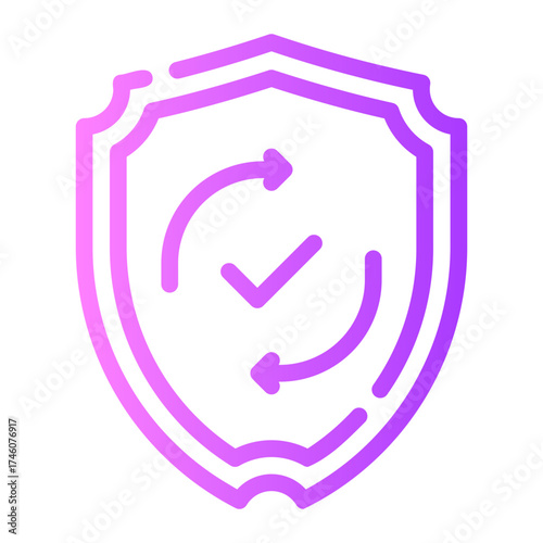 reliability gradient icon
