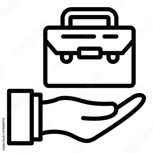 Job Offer  Icon Element For Design
