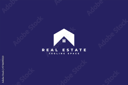 creative real estate building logotype template