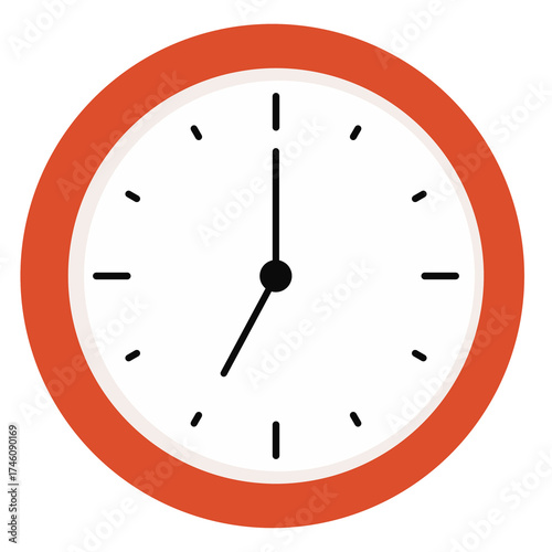 Clock in school
