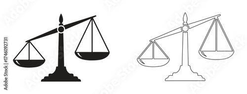 Scales of justice icon