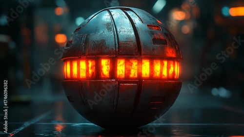 Futuristic Orb - A Glimpse into Advanced Technology and Design.