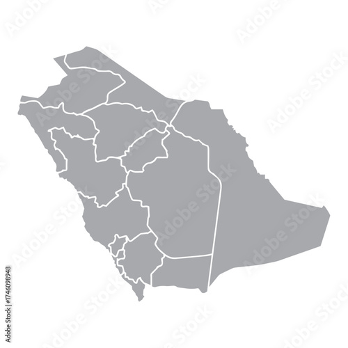 map of Saudi Arabia