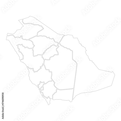 map of Saudi Arabia