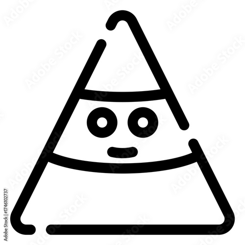 Candy corn icon