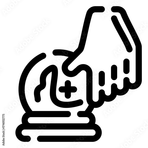 Crystal ball icon