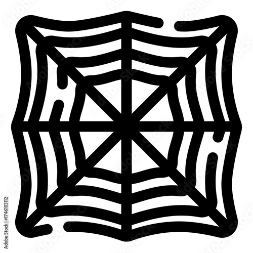 Spider web icon