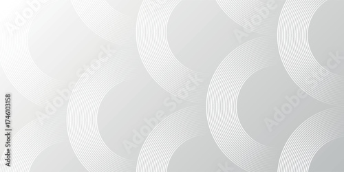 geometric creative white glowing geometric lines on gray background. vector art. background eps 10
