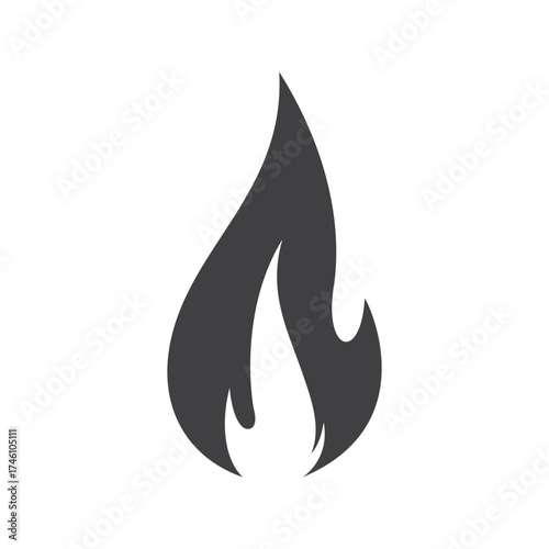 fire logo design burning and blazing