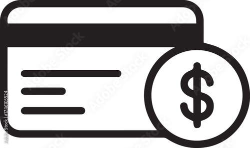 Convenient payment accepted here icon, showcasing secure transactions and easy banking, ideal for modern finance and online shopping solutions, vector style