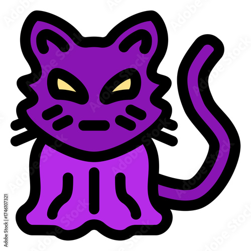 Black cat icon