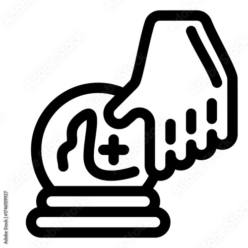 Crystal ball icon