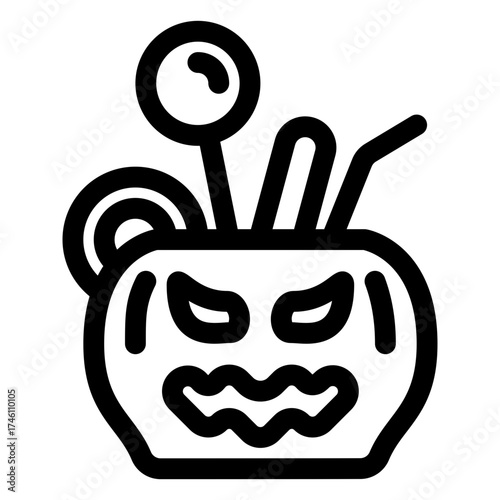 Trick or treat icon