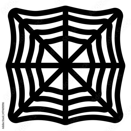 Spider web icon