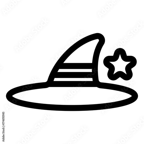 Witch hat icon