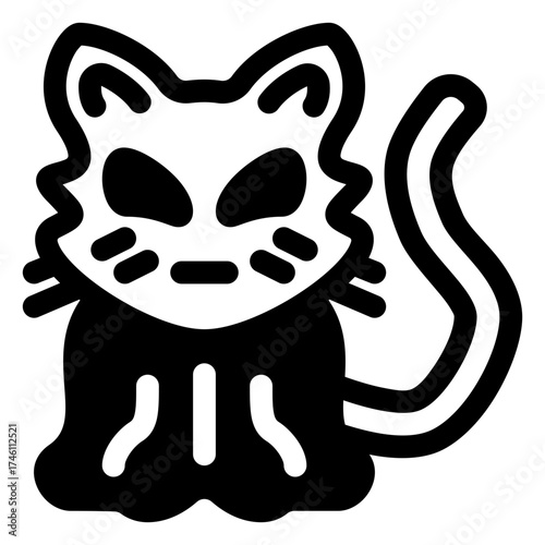 Black cat icon