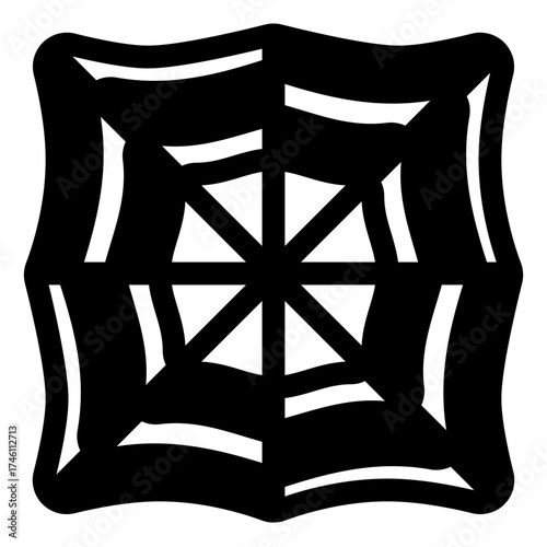 Spider web icon
