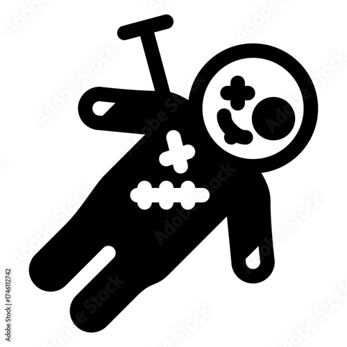 Voodoo doll icon