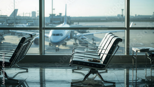 Airport Waiting Area View