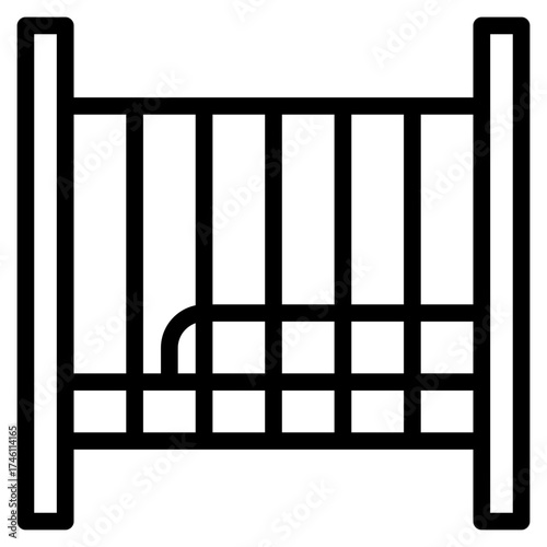 baby cot icon