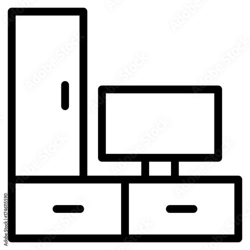 tv cabiniet icon