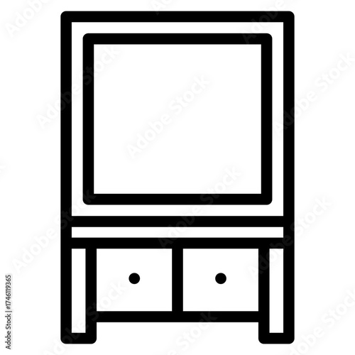 mirror desk icon