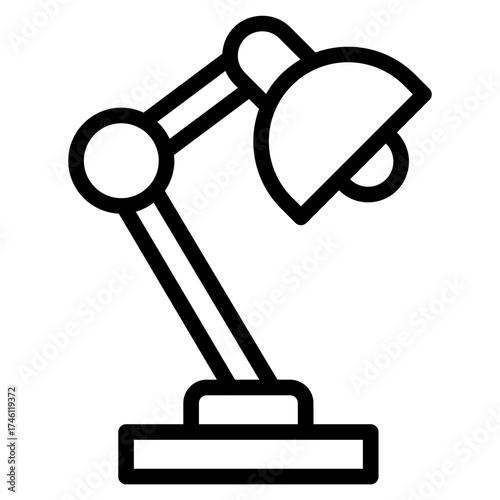 desk lamp icon