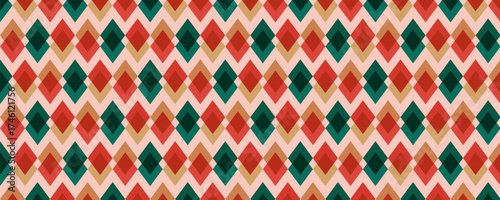 Argyle pattern collection poster set. Seamless vivid geometric background for christmas, xmas cover, fabric, textile, men clothing, wrapping paper. Backdrop Little Gentleman party invite card