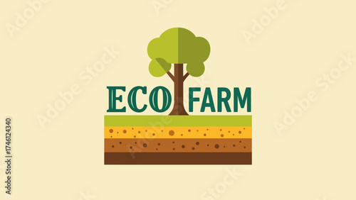 Sustainable Eco Farm, Tree and Soil Layers.