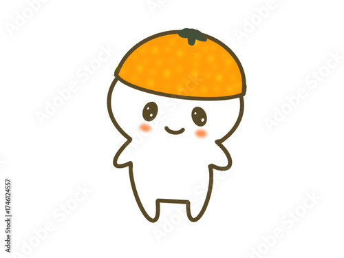 Cute Orange Character / みかんモチーフの可愛いキャラクター