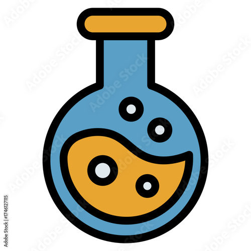 potion icon in flat style