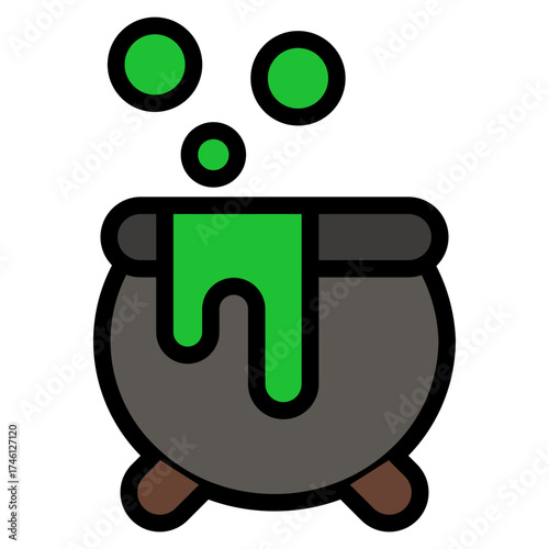 potion icon in flat style