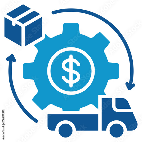 Supply Chain Management Icon
