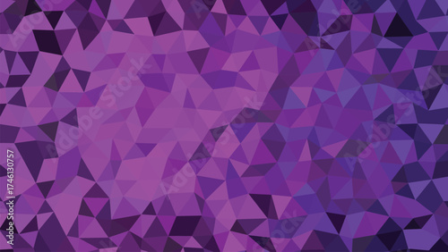 Abstract Purple Polygon Background With Dark And Light Gradient Shades For Creative Design And Decoration