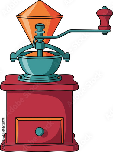 coffee grinder with coffee