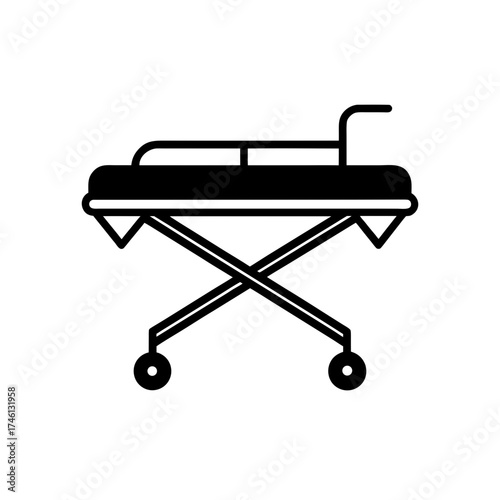 hospital stretcher icon