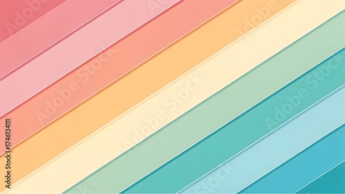 Diagonal Rainbow Stripes Background left image