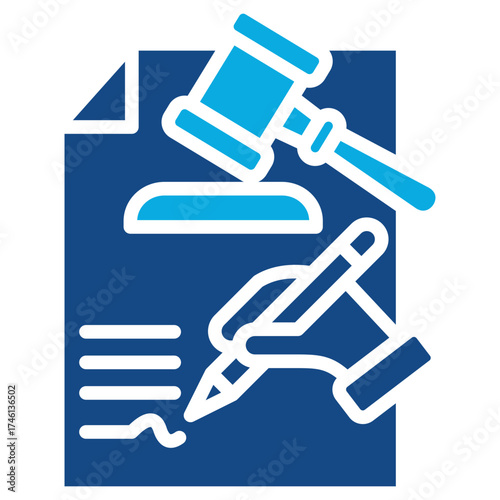 Code Of Conduct glyph color icon