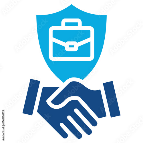 Trust Business glyph color icon