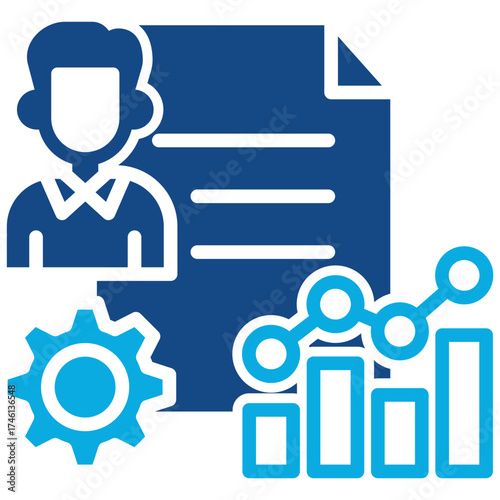 Accountability System glyph color icon