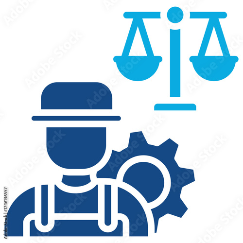 Fair Labor glyph color icon