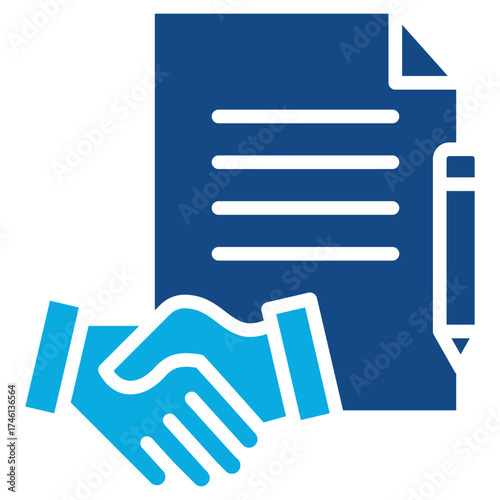 Social Accountability glyph color icon