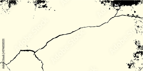 crack wall grunge old background. 